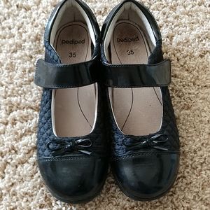 Girls quilted Mary Jane pediped